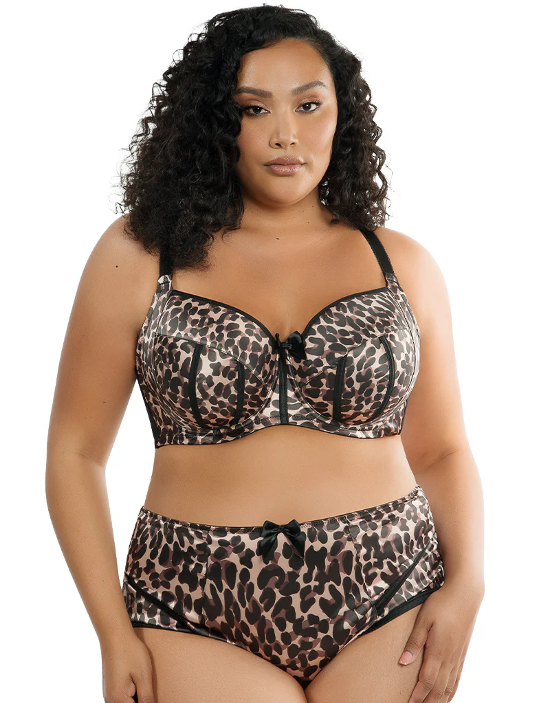 Parfait Charlotte Padded Balconette Bra Leopard Brown - Image 6