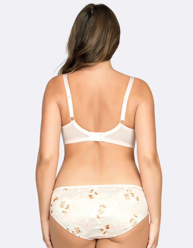 Parfait Charlotte Padded Balconette Bra Pink Blossom Print - Image 6