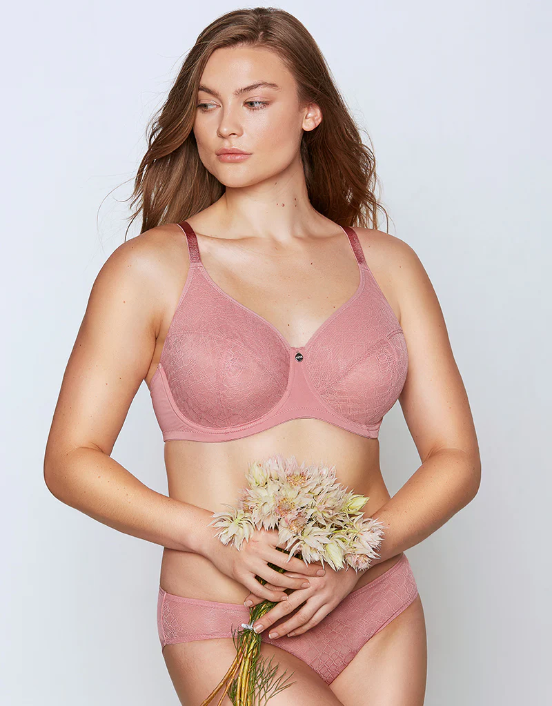 Parfait Enora Minimizer Full Cup Bra Dusty Pink - Image 2