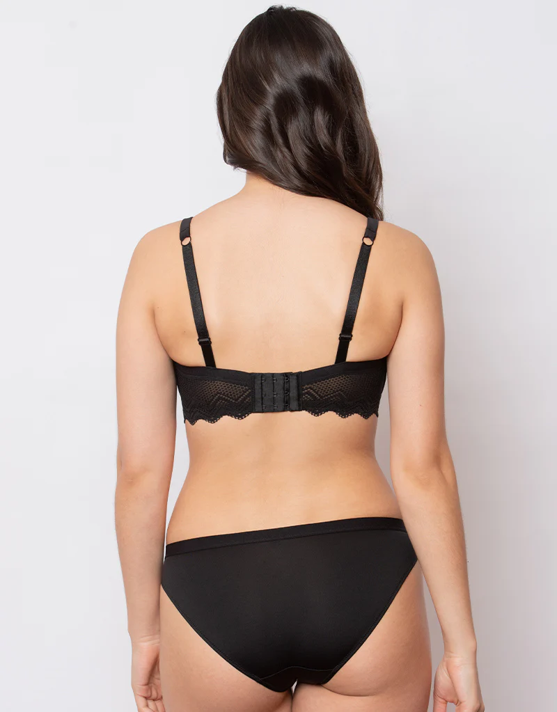 Parfait Lydie Moulded Plunge Bra Black - Image 6