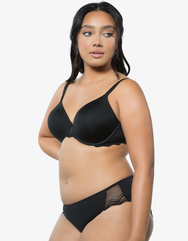 Parfait Lydie Moulded Plunge Bra Black - Image 8