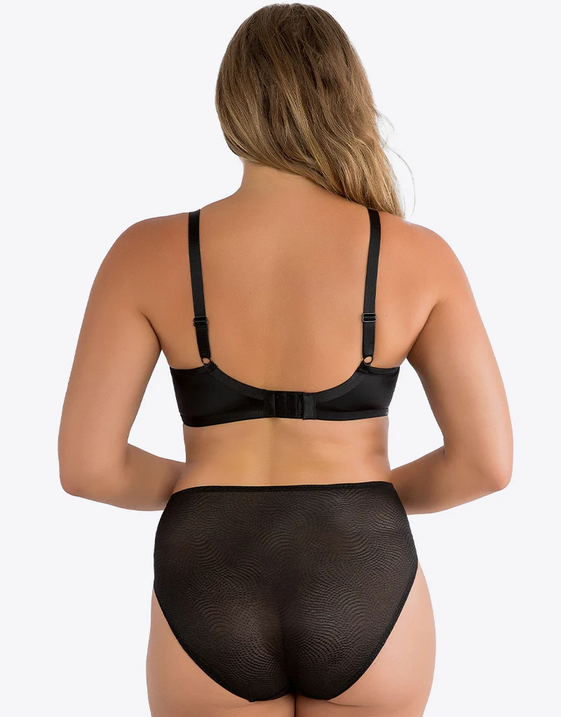 Parfait Pearl Full Cup Side Support Bra Black - Image 7