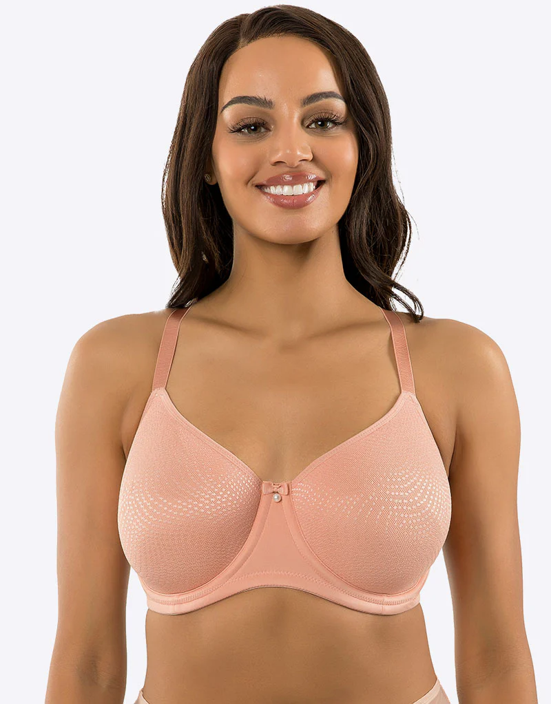 Parfait Pearl Unlined Seamless Minimizer Bra Peach Pink - Image 3