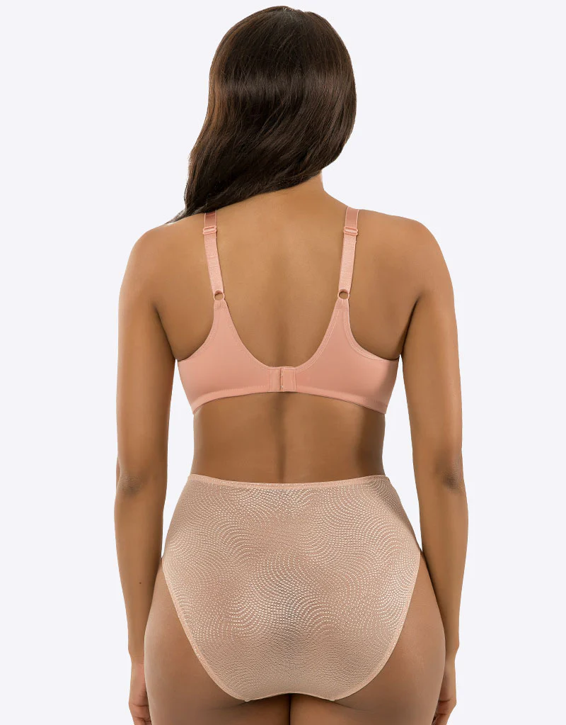 Parfait Pearl Unlined Seamless Minimizer Bra Peach Pink - Image 7