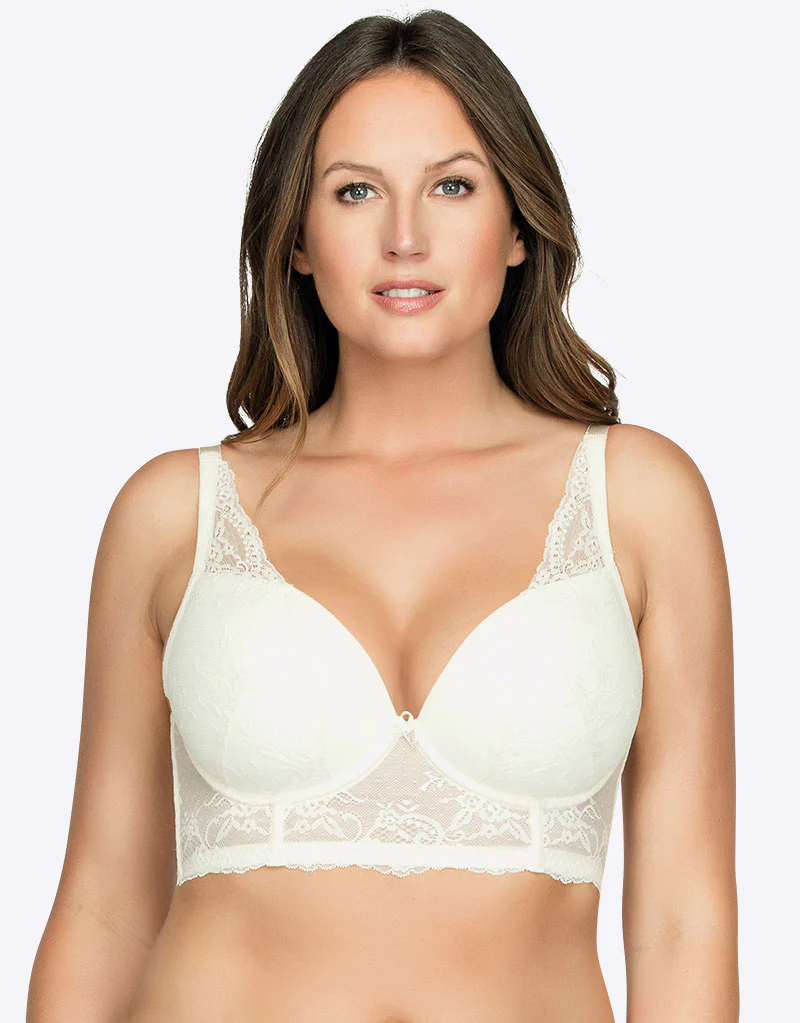 Parfait Sandrine Plunge Longline Bra Ivory - Image 3