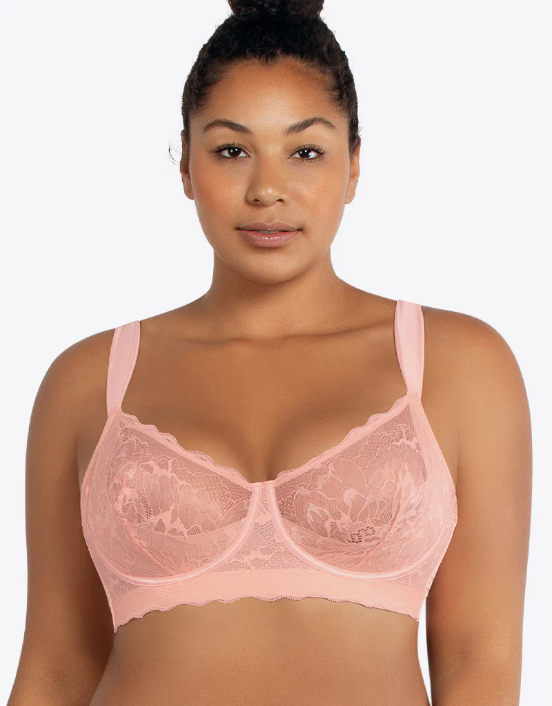 Parfait Vanessa Unlined Wired Bra Peach - Image 3