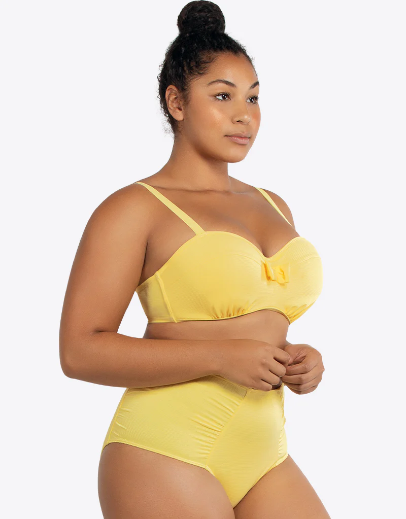 Parfait Vivien High Waist Bikini Brief Lemon Drop - Image 3