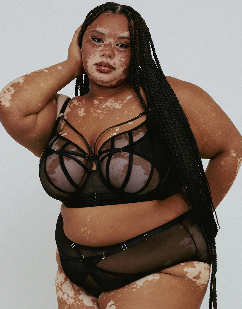 Playful Promises Eddie Longline Balconette Bra Black - Image 6