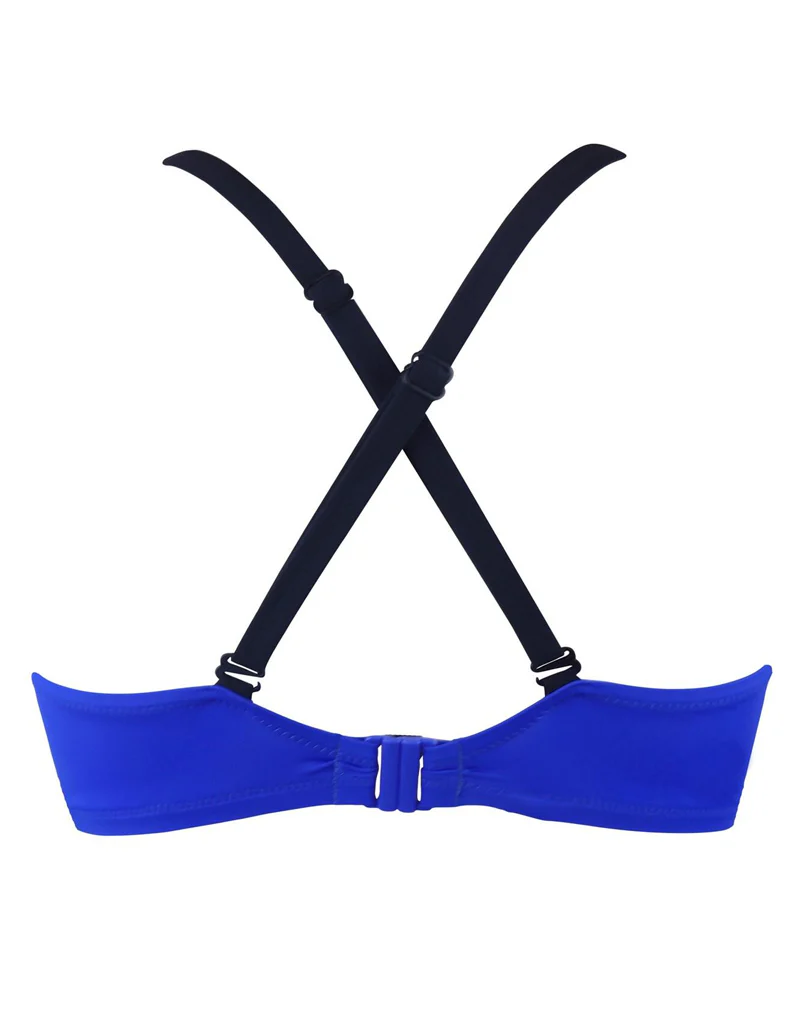 Pour Moi Amnesia Balconette Convertible Bikini Top Ultramarine Blue - Image 4