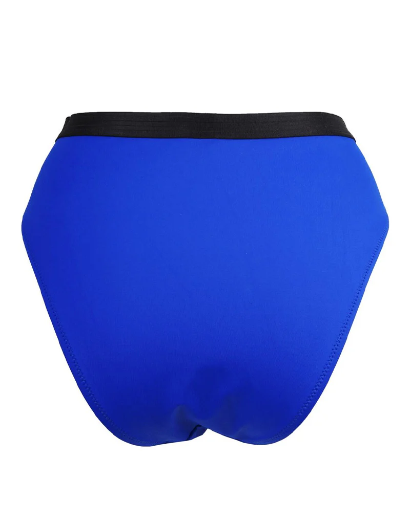 Pour Moi Amnesia High Leg Bikini Brief Ultramarine Blue - Image 3