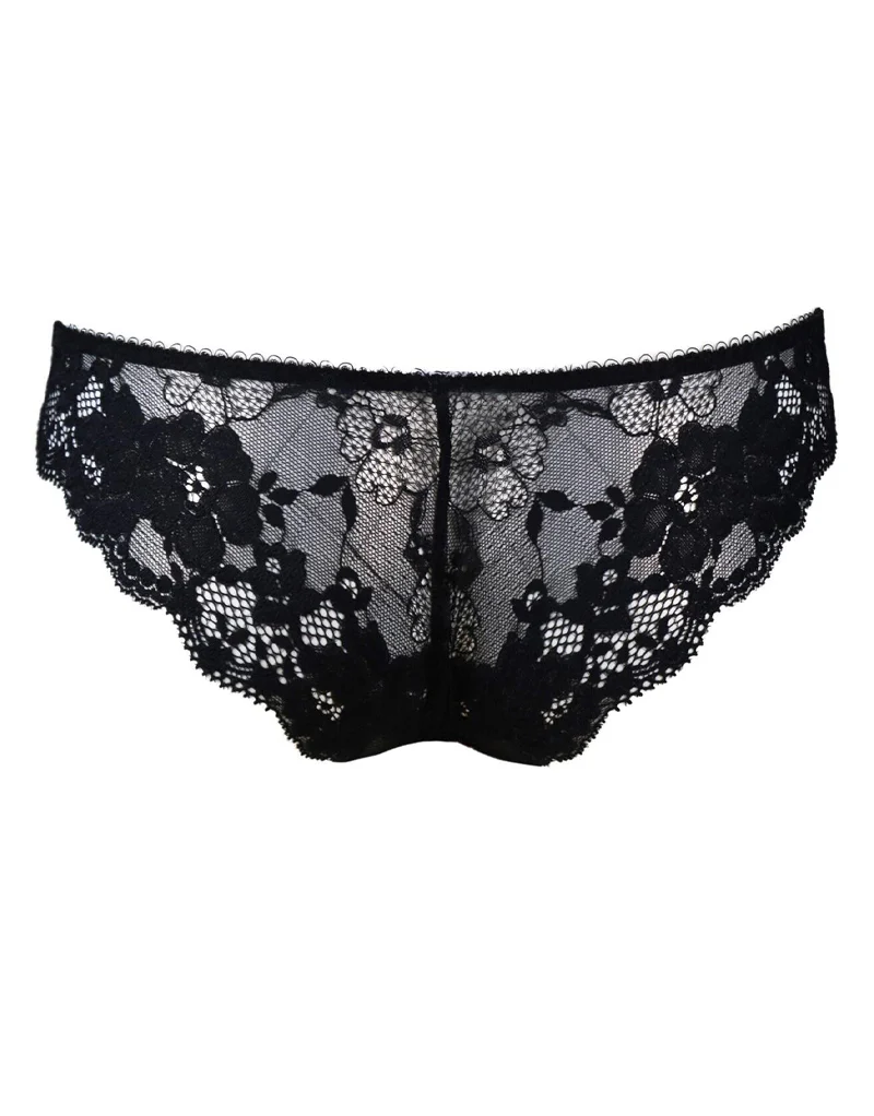 Pour Moi Amour Brazilian Brief Black/Scarlet - Image 3