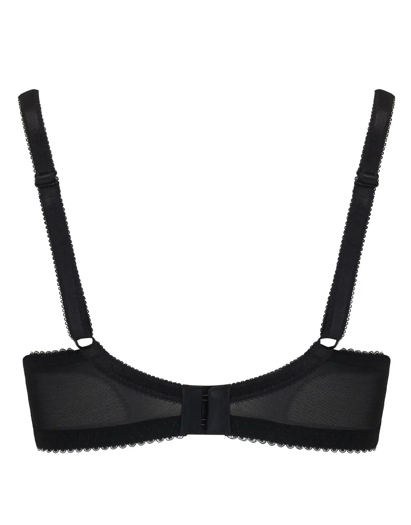 Pour Moi Amour Full Cup Bra Black/Scarlet - Image 5