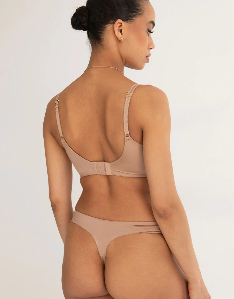 Pour Moi Effortless No VPL Invisible Thong Toffee - Image 4