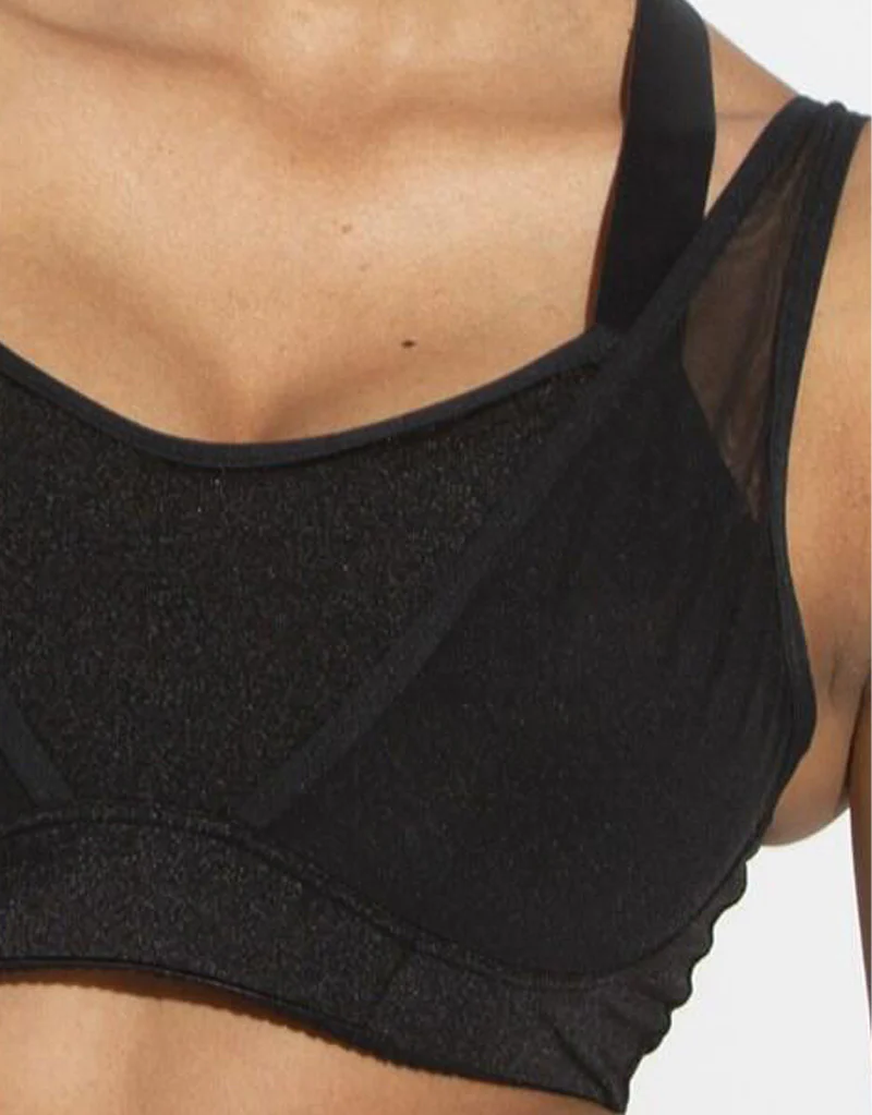 Pour Moi Energy Infinite Double Strap Convertible Sports Bra Black - Image 4