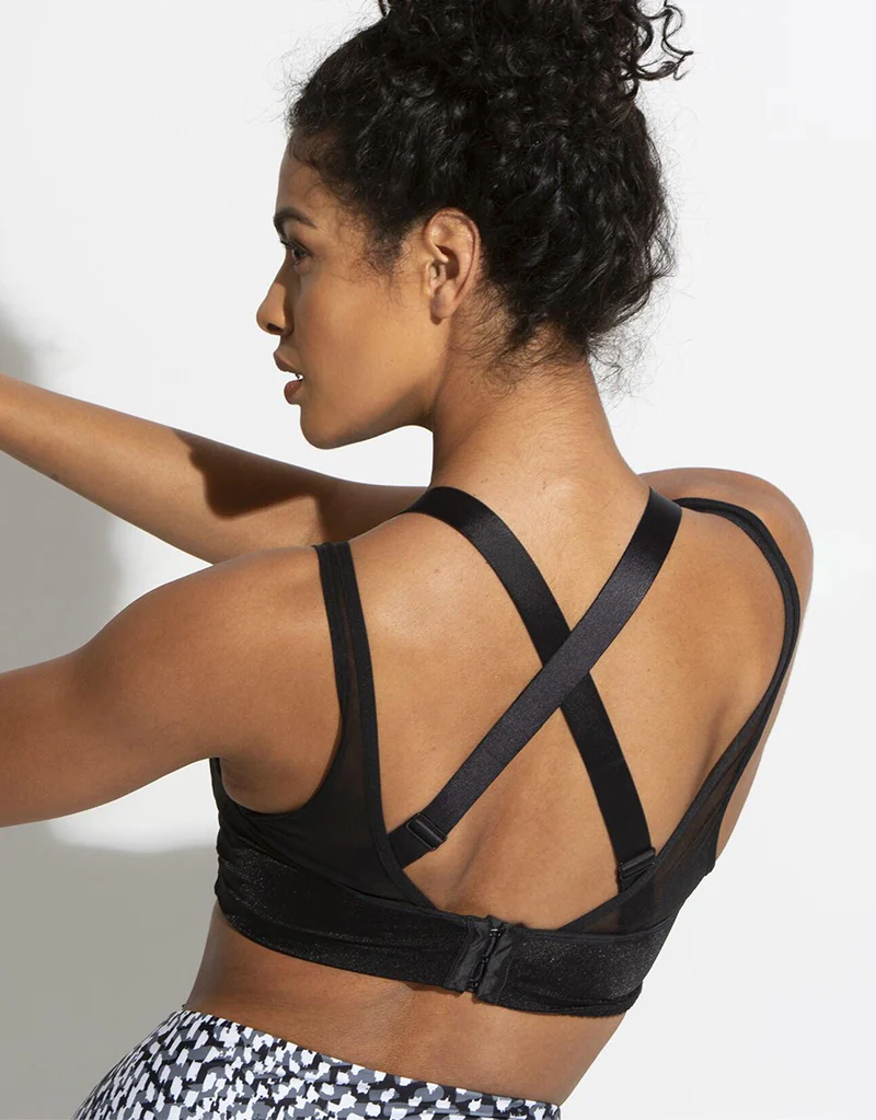 Pour Moi Energy Infinite Double Strap Convertible Sports Bra Black - Image 5