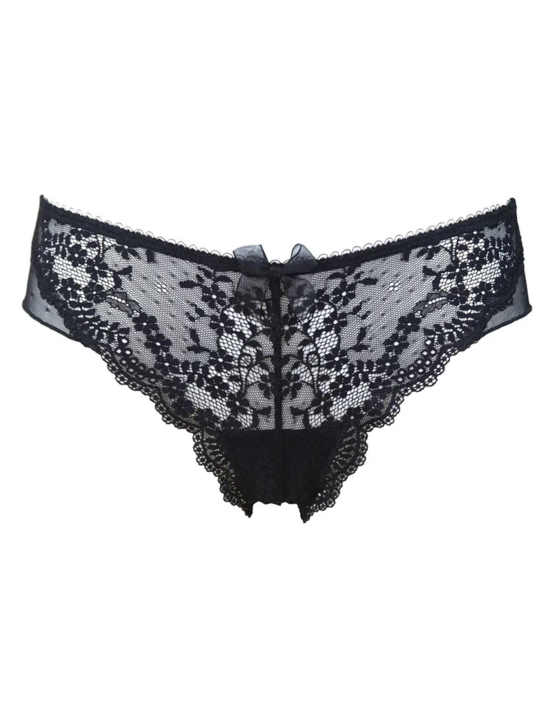 Pour Moi Flora Brazilian Brief Black - Image 2