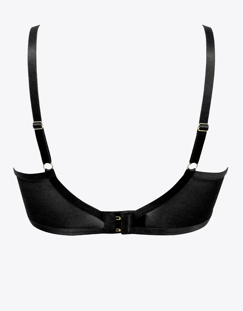 Pour Moi Logo Mania Underwired Bra Black - Image 6