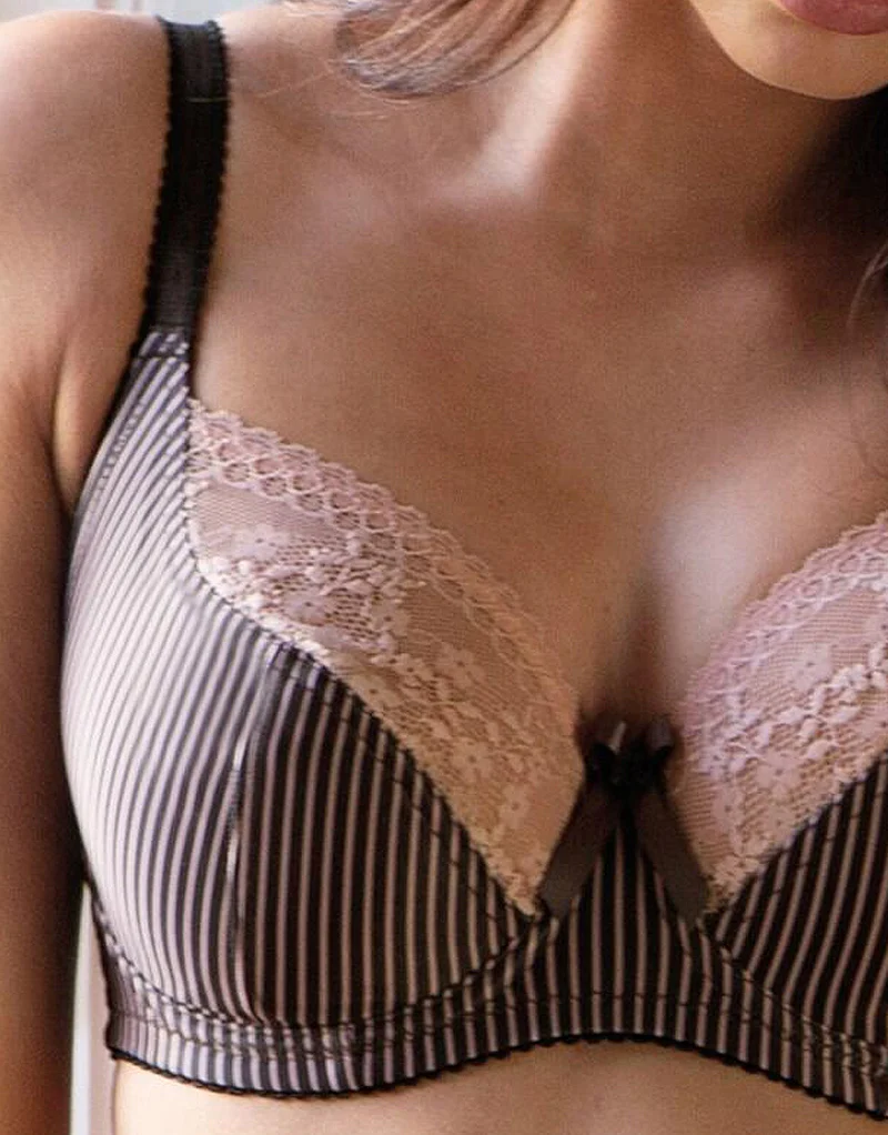 Pour Moi Madison Balconette Bra Slate/Pink - Image 3
