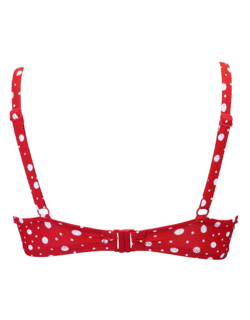 Pour Moi Mini Maxi Balconette Bikini Top Red - Image 4