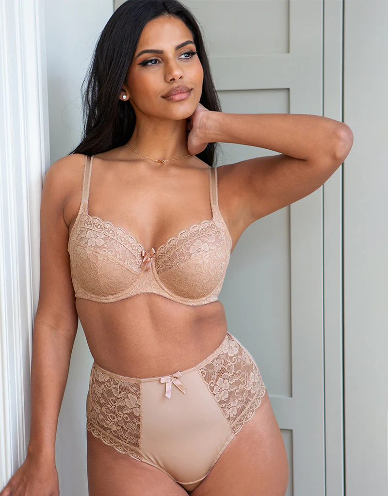 Pour Moi Rebel Side Support Bra Almond - Image 7