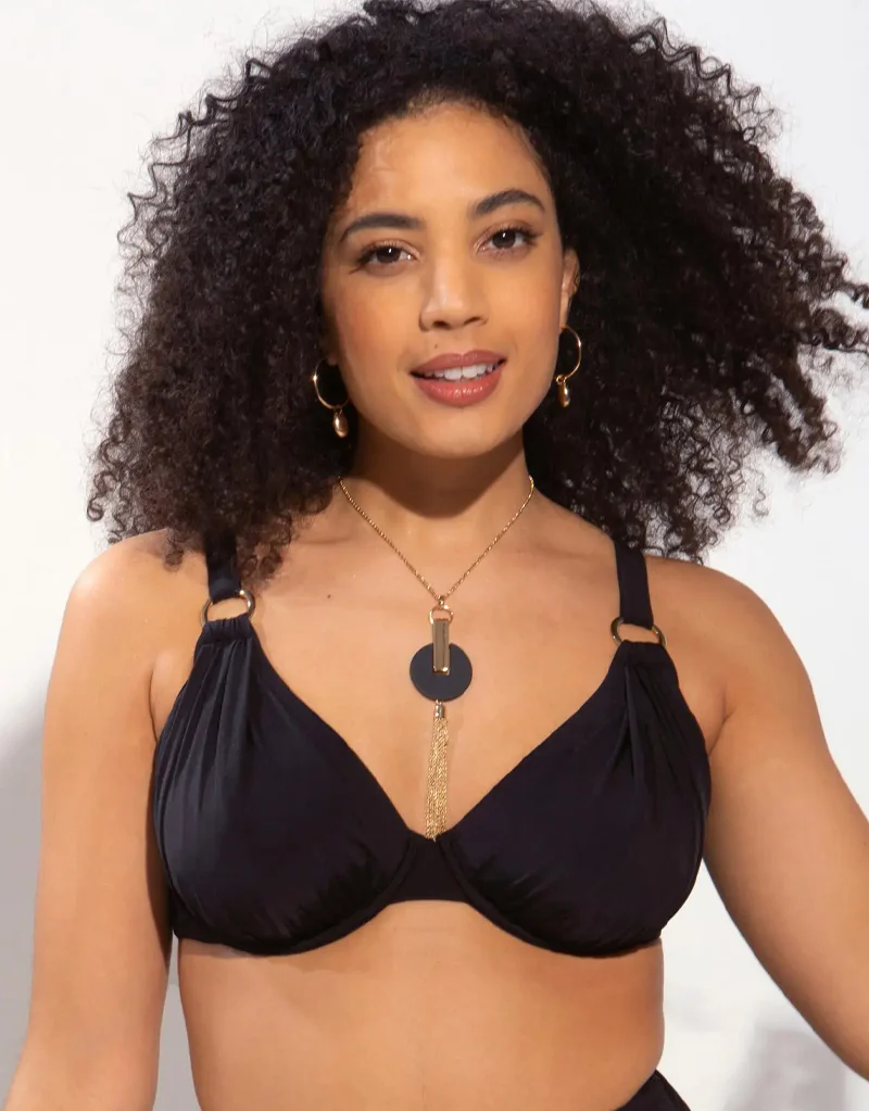 Pour Moi Samoa Bikini Top Black - Image 3
