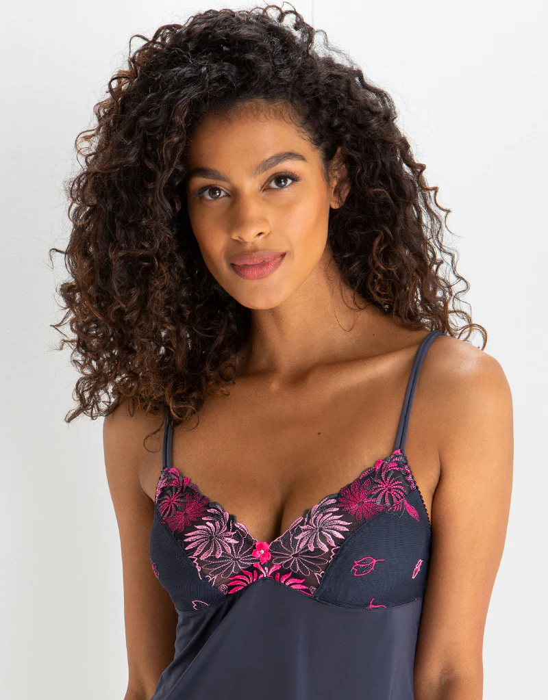 Pour Moi St Tropez Chemise Slate/Pink - Image 3
