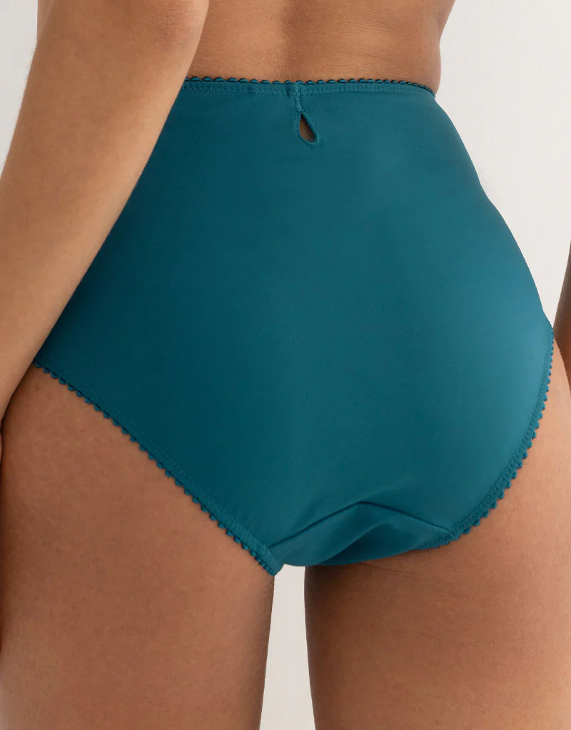 Pour Moi St Tropez High Waist Deep Brief Forest/Teal Green - Image 2