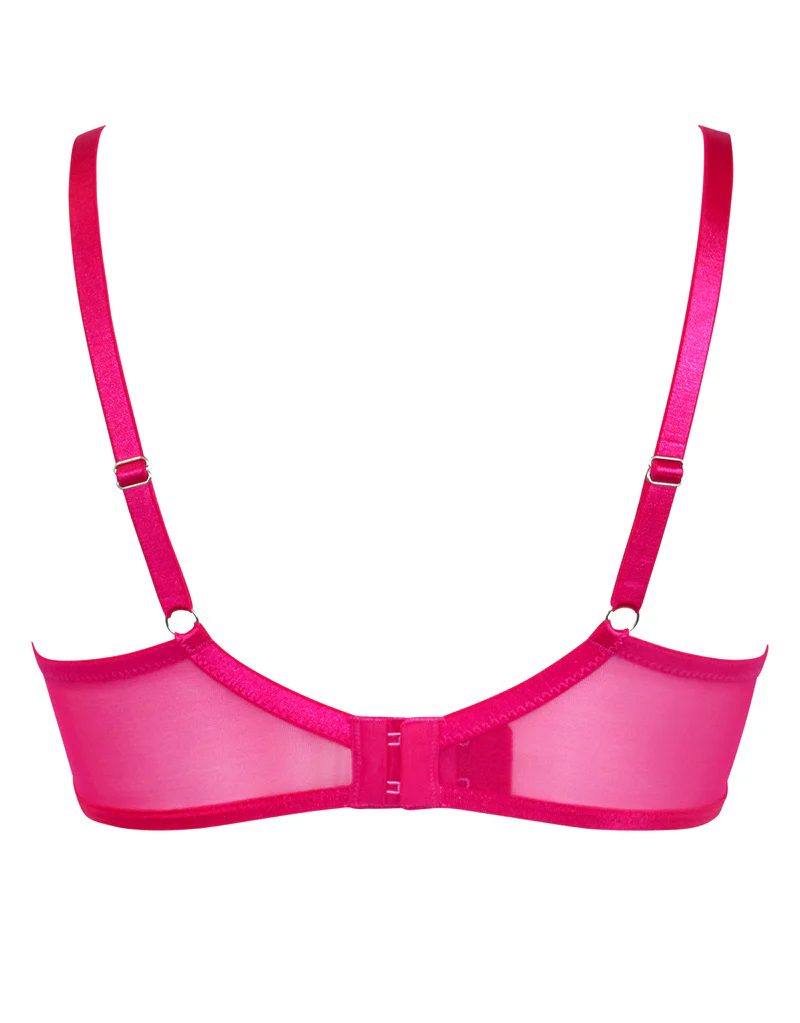 Pour Moi Viva Luxe Full Cup Bra Raspberry - Image 5