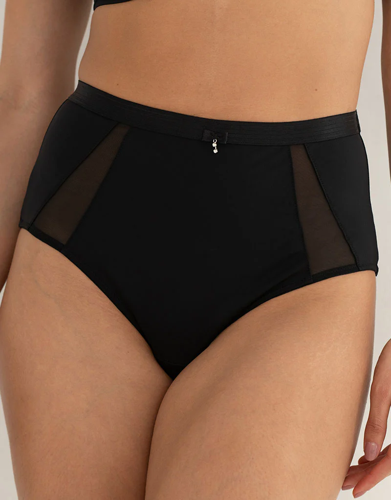 Pour Moi Viva Luxe High Waist Control Brief Black