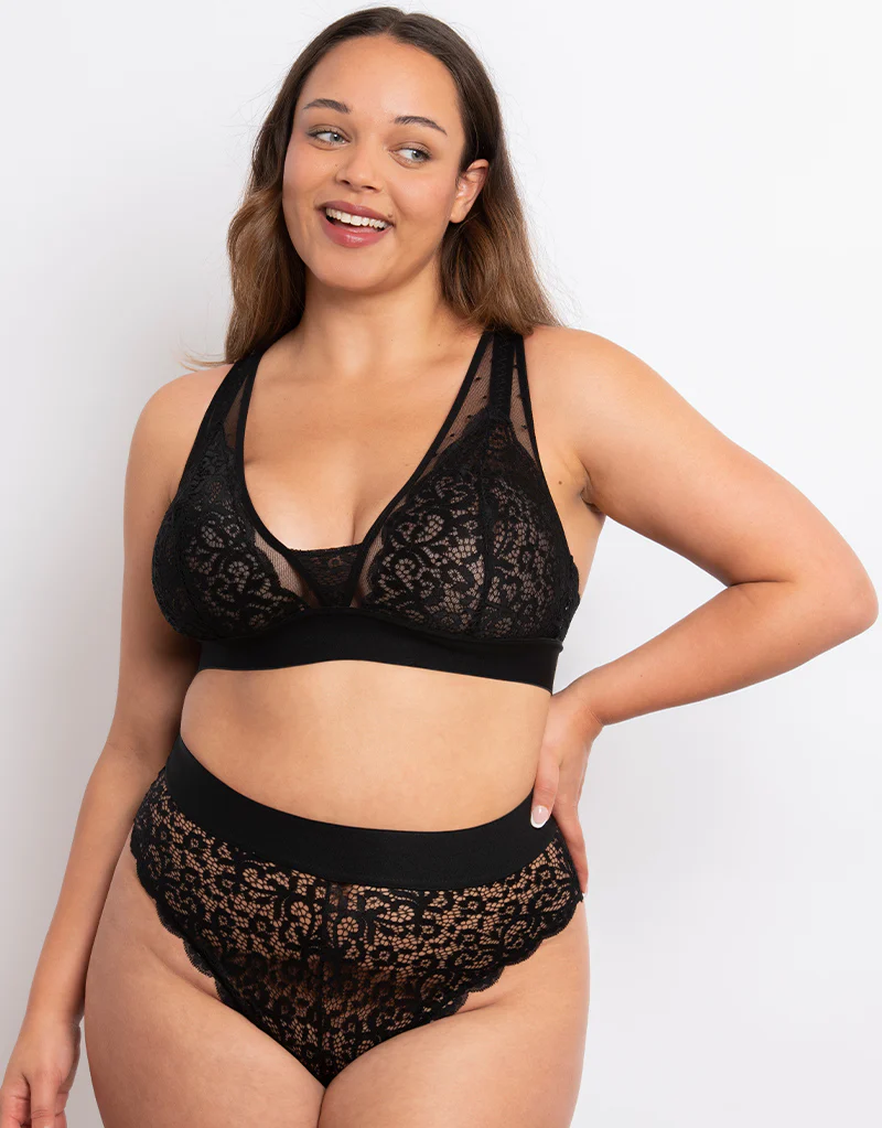 Rougette By Tutti Rouge Hallie Brazilian Brief Black - Image 5