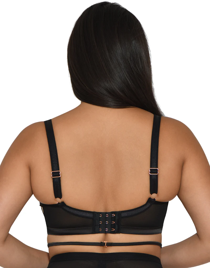Scantilly by Curvy Kate Censored Balcony Bra Black - Image 5