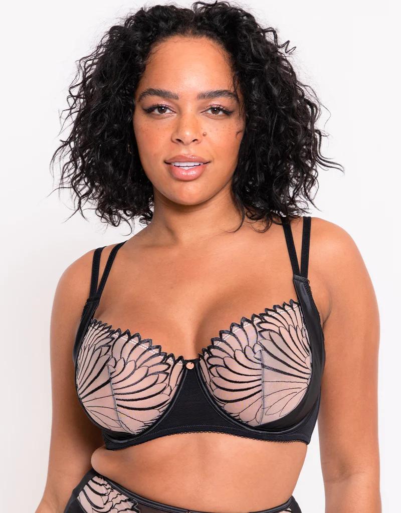 Scantilly Fallen Angel Balcony Bra Black - Image 3