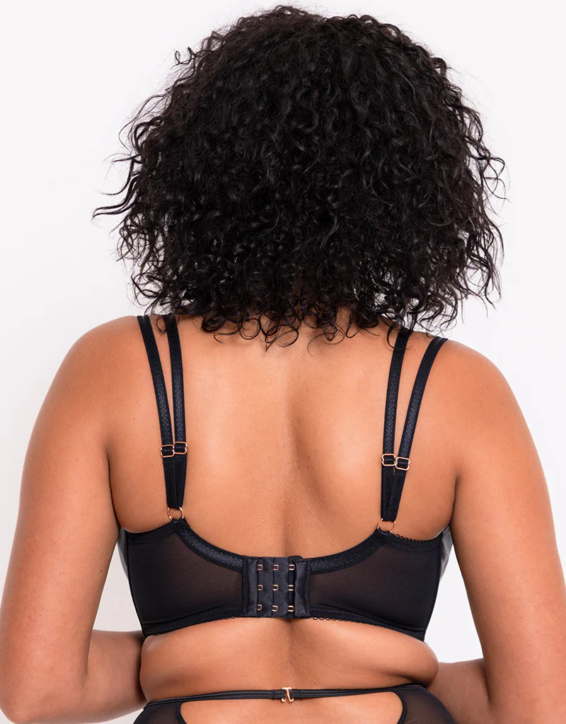Scantilly Fallen Angel Balcony Bra Black - Image 5
