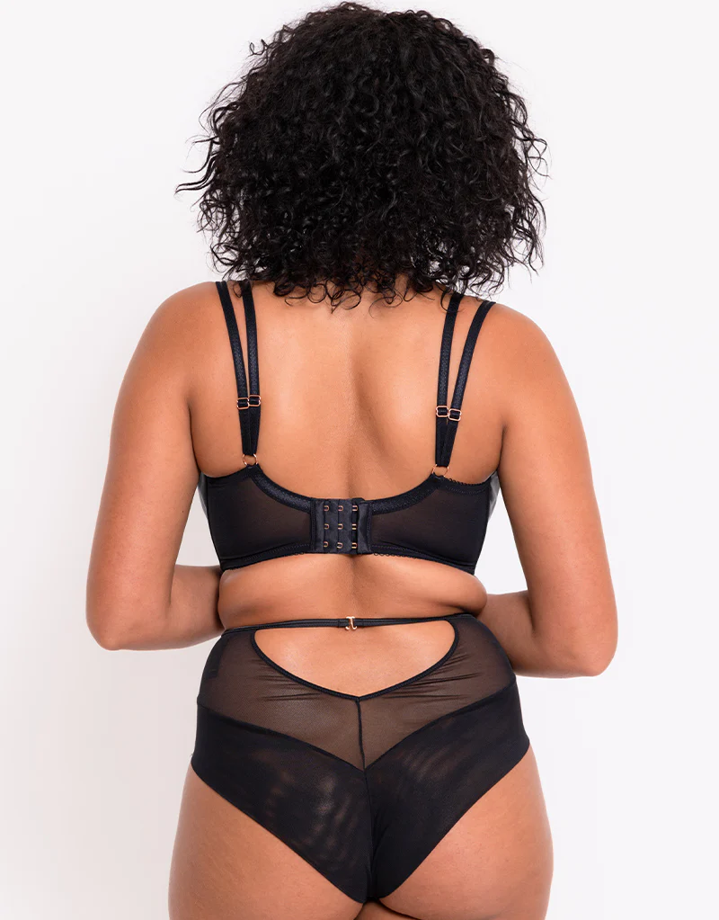Scantilly Fallen Angel Balcony Bra Black - Image 6