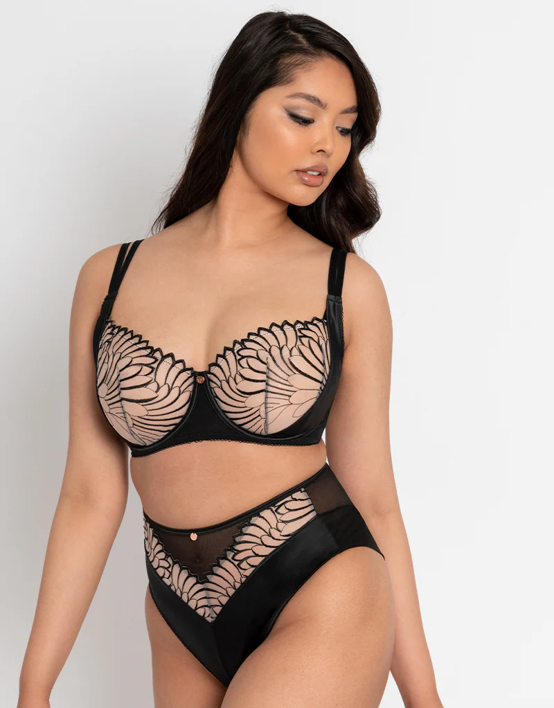 Scantilly Fallen Angel Balcony Bra Black - Image 8
