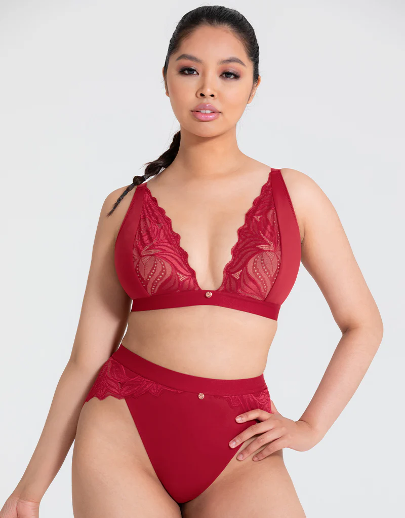 Scantilly Indulgence High Waist Brief Red - Image 3