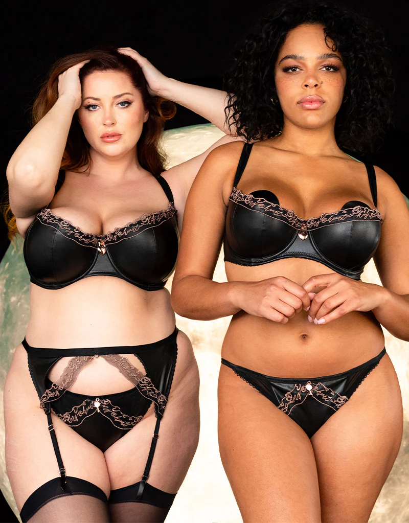Scantilly Key to My Heart Bare Faced Brief Black - Image 5
