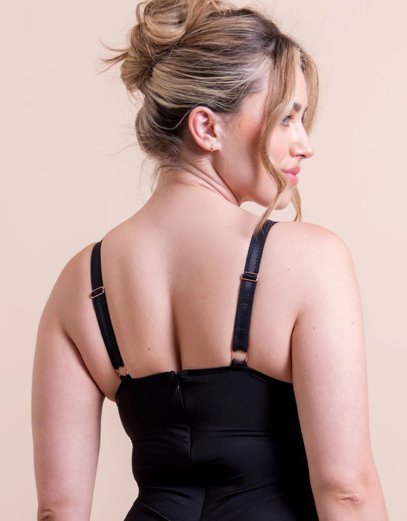 Scantilly Mirage Wired Plunge Slip Dress Black - Image 5