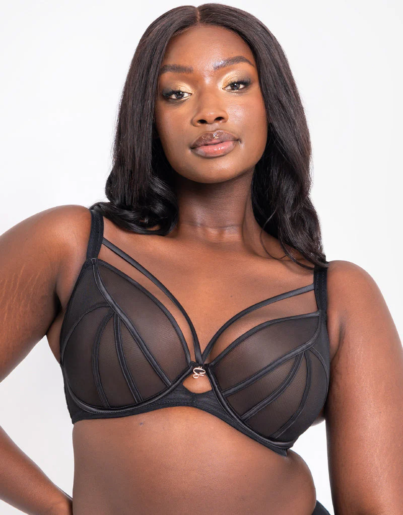 Scantilly Senses Plunge Bra Black - Image 3