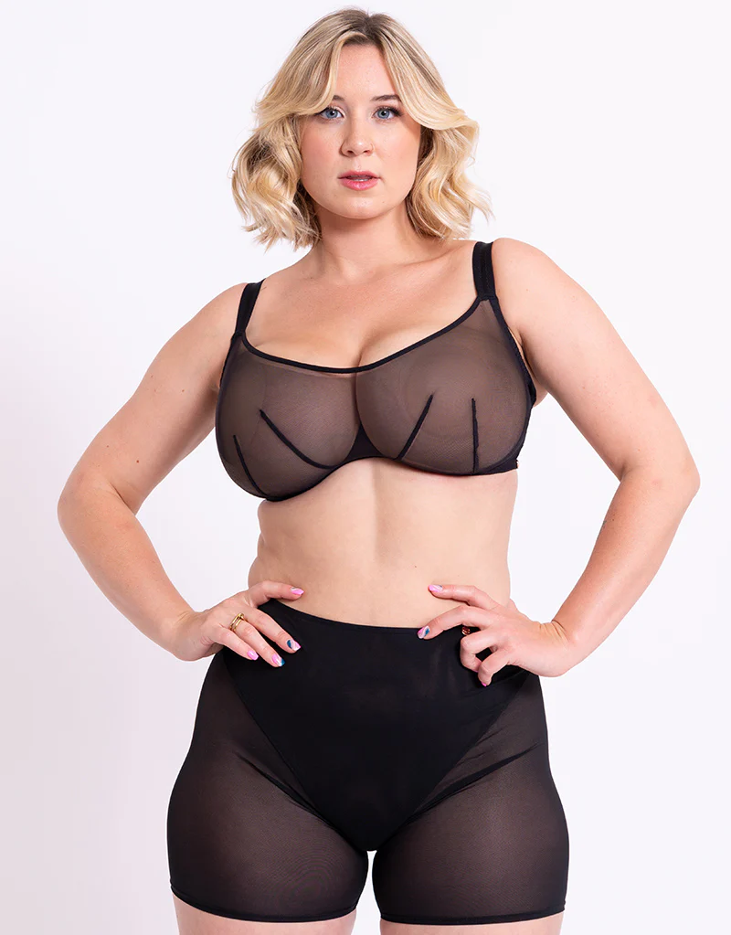 Scantilly Superheroine Bandeau Bra Black - Image 7
