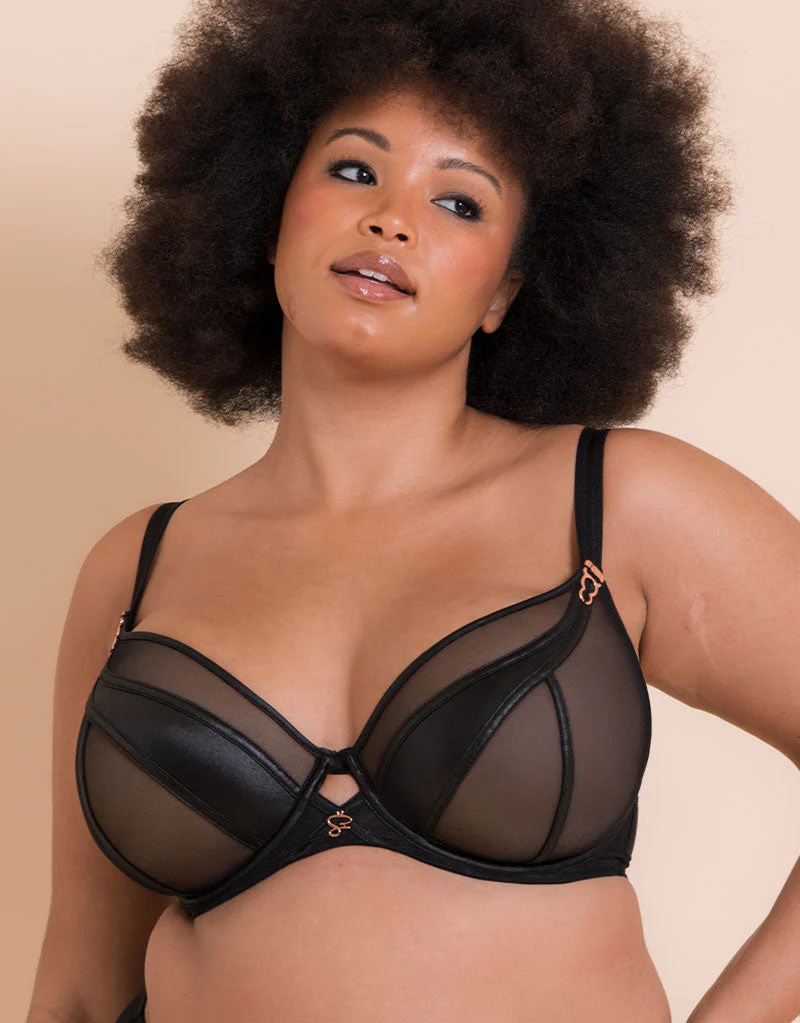 Scantilly Suspense Plunge Bra Black - Image 3