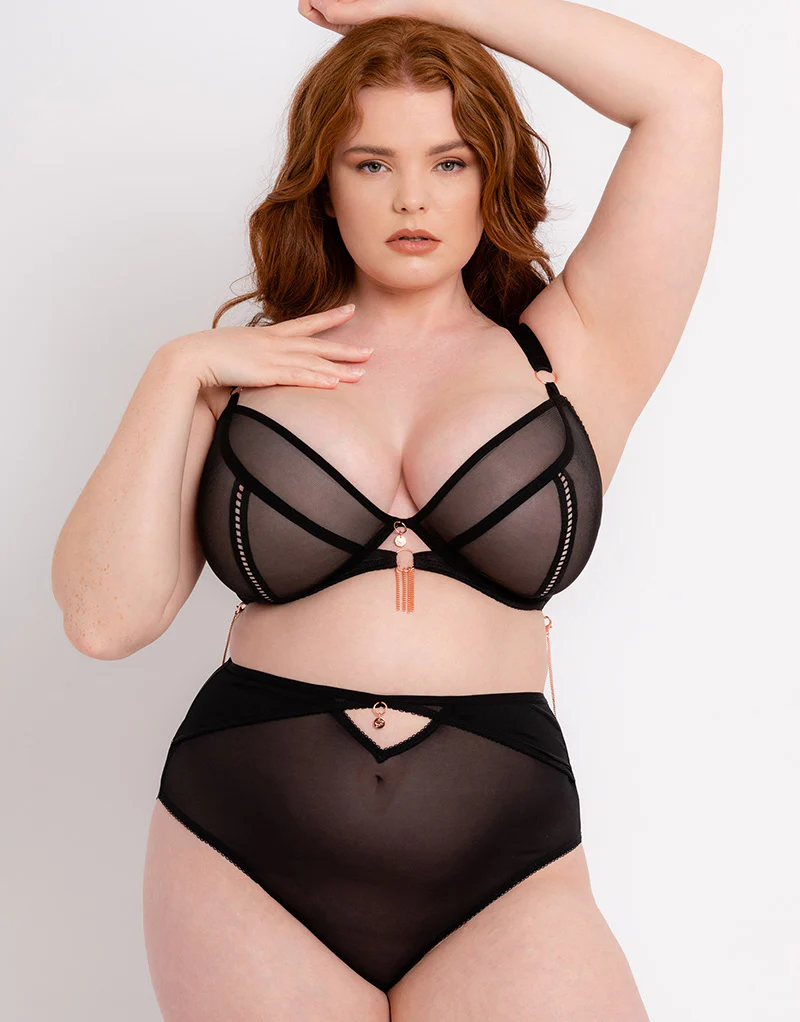 Scantilly Unchained Plunge Bra Black - Image 7