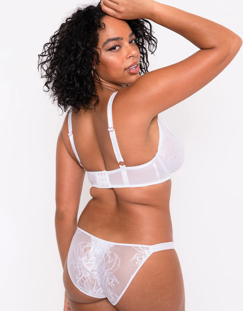Scantilly Unveiled Brazilian Brief White - Image 4