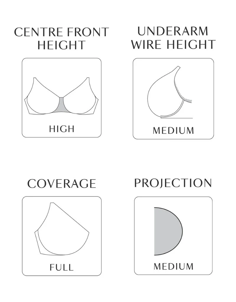 Sculptresse By Panache Amara Full Cup Side Support Bra Honey - Image 4