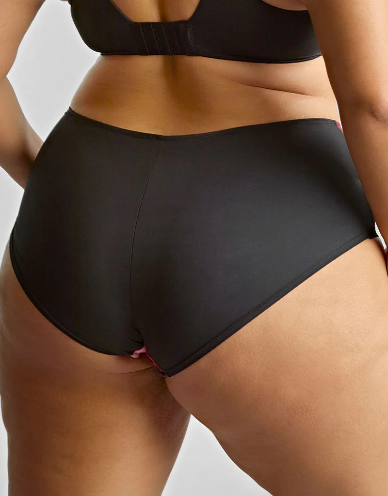 Sculptresse By Panache Bliss Deep Brief Rose Print - Image 2