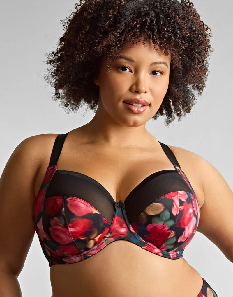 Sculptresse By Panache Bliss Full Cup Bra Rose Print - Image 5