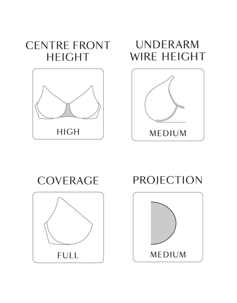 Sculptresse By Panache Dream Full Cup Bra Navy Blue - Image 4