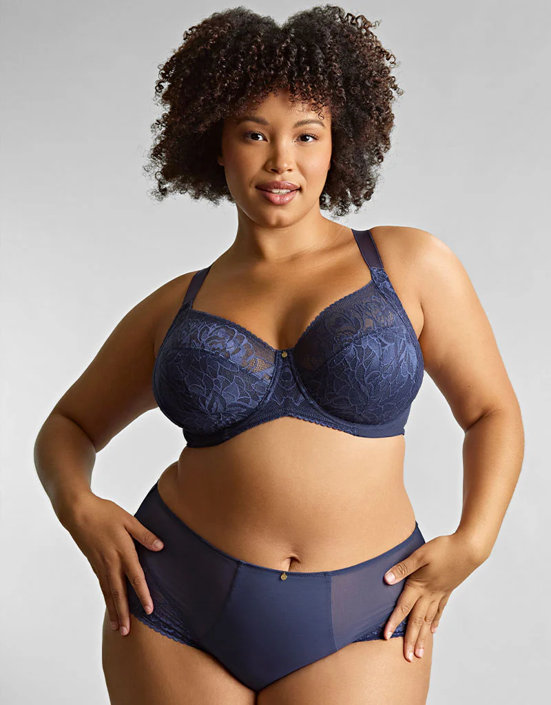 Sculptresse By Panache Dream High Waist Brief Navy Blue - Image 3