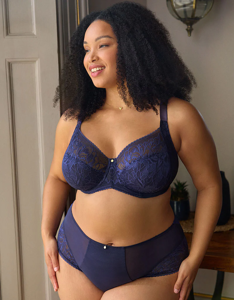 Sculptresse By Panache Dream High Waist Brief Navy Blue - Image 5