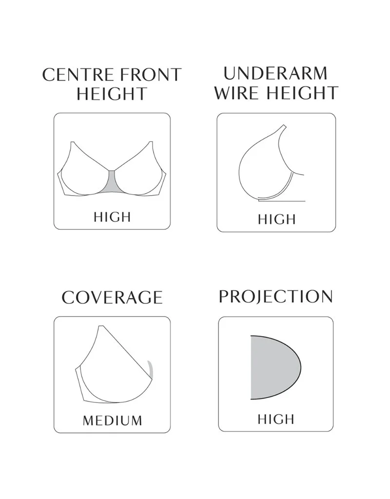 Sculptresse By Panache Esme Balconette Bra Mocha Animal - Image 3